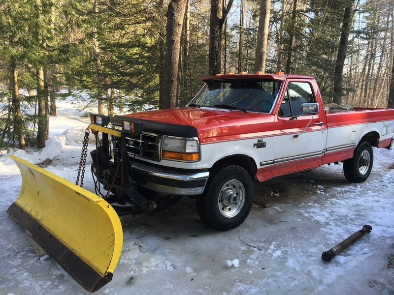 Yes, that’s a front driveshaft next to the truck. Yes, I replaced that recently while lying on that ice @ 15 degrees F